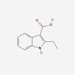 molecular formula C11H11NO2 B13477573 2-ethyl-1H-indole-3-carboxylic acid 