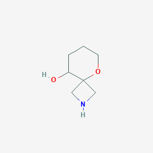 molecular formula C7H13NO2 B13477592 5-Oxa-2-azaspiro[3.5]nonan-9-ol 