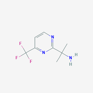 2-(4-(Trifluoromethyl)pyrimidin-2-yl)propan-2-amine