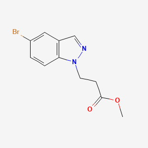 methyl 3-(5-bromo-1H-indazol-1-yl)propanoate