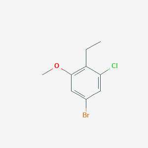 5-Bromo-1-chloro-2-ethyl-3-methoxybenzene