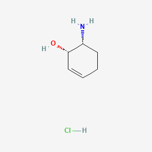 (1S,6R)-6-Aminocyclohex-2-en-1-ol hydrochloride