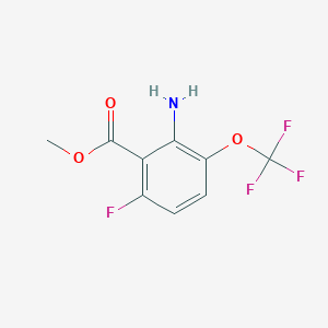 Methyl 2-amino-6-fluoro-3-(trifluoromethoxy)benzoate