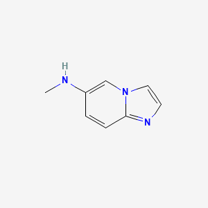 molecular formula C8H9N3 B13477756 N-methylimidazo[1,2-a]pyridin-6-amine 