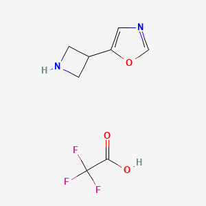 5-(Azetidin-3-yl)-1,3-oxazole, trifluoroacetic acid