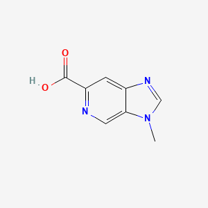 molecular formula C8H7N3O2 B13477819 3-methyl-3H-imidazo[4,5-c]pyridine-6-carboxylic acid 