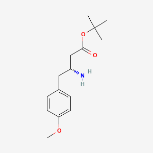 tert-Butyl (R)-3-amino-4-(4-methoxyphenyl)butanoate