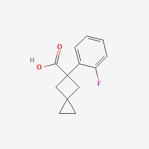 5-(2-Fluorophenyl)spiro[2.3]hexane-5-carboxylic acid