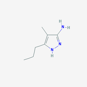 4-methyl-3-propyl-1H-pyrazol-5-amine