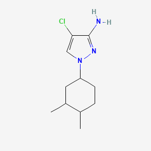 4-Chloro-1-(3,4-dimethylcyclohexyl)-1h-pyrazol-3-amine