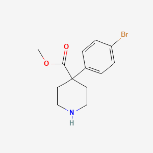 Methyl 4-(4-bromophenyl)piperidine-4-carboxylate