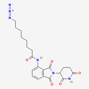 8-azido-N-[2-(2,6-dioxopiperidin-3-yl)-1,3-dioxo-2,3-dihydro-1H-isoindol-4-yl]octanamide