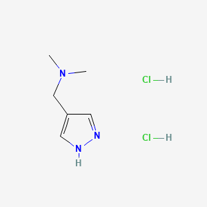 dimethyl[(1H-pyrazol-4-yl)methyl]amine dihydrochloride