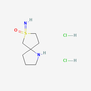 7-Imino-7lambda6-thia-1-azaspiro[4.4]nonan-7-one dihydrochloride