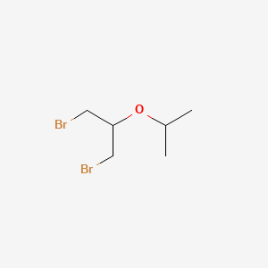 molecular formula C6H12Br2O B13477911 1,3-Dibromo-2-(propan-2-yloxy)propane CAS No. 5426-39-1