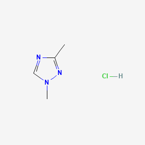 molecular formula C4H8ClN3 B13477936 1,3-dimethyl-1H-1,2,4-triazole hydrochloride 