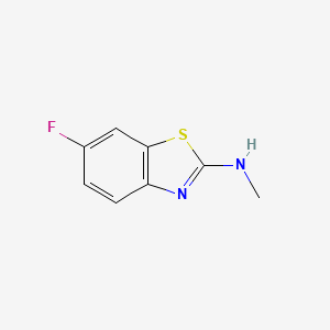 2-Benzothiazolamine, 6-fluoro-N-methyl-