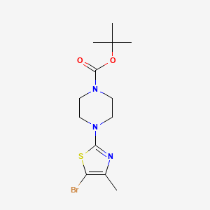 Tert-butyl 4-(5-bromo-4-methyl-1,3-thiazol-2-yl)piperazine-1-carboxylate