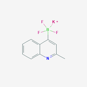 Potassium trifluoro(2-methylquinolin-4-yl)boranuide