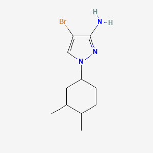 4-Bromo-1-(3,4-dimethylcyclohexyl)-1h-pyrazol-3-amine