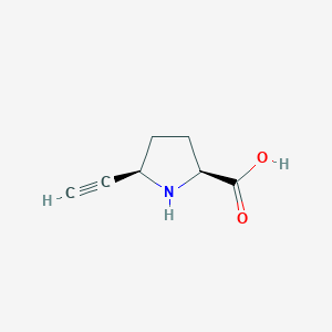 rac-(2R,5S)-5-ethynylpyrrolidine-2-carboxylic acid