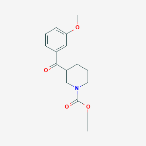 Tert-butyl 3-(3-methoxybenzoyl)piperidine-1-carboxylate