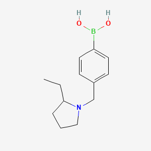 (4-((2-Ethylpyrrolidin-1-yl)methyl)phenyl)boronic acid