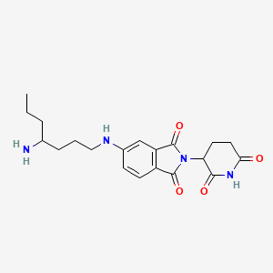 5-(4-Aminoheptylamino)-2-(2,6-dioxo-3-piperidyl)isoindoline-1,3-dione