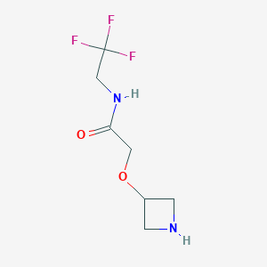 2-(azetidin-3-yloxy)-N-(2,2,2-trifluoroethyl)acetamide