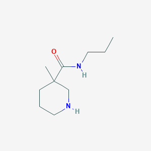 3-methyl-N-propylpiperidine-3-carboxamide