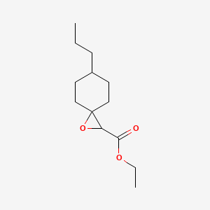 molecular formula C13H22O3 B13478107 Ethyl 6-propyl-1-oxaspiro[2.5]octane-2-carboxylate 