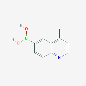 molecular formula C10H10BNO2 B13478159 (4-Methylquinolin-6-yl)boronic acid 