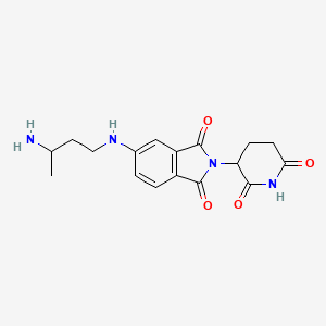 5-[[(3S)-3-aminobutyl]amino]-2-(2,6-dioxo-3-piperidyl)isoindoline-1,3-dione