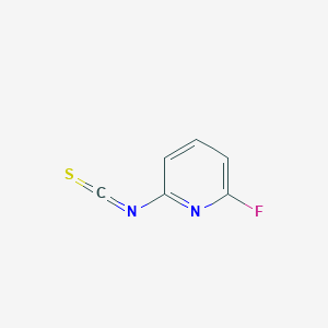 molecular formula C6H3FN2S B13478177 2-Fluoro-6-isothiocyanatopyridine 