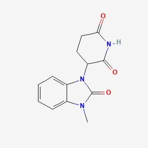 3-(2,3-Dihydro-3-methyl-2-oxo-1H-benzimidazol-1-yl)-2,6-piperidinedione