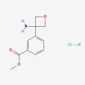 Methyl 3-(3-aminooxetan-3-yl)benzoate hydrochloride