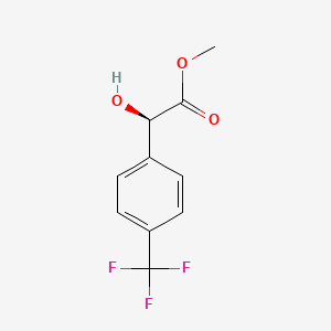 methyl (2R)-2-hydroxy-2-[4-(trifluoromethyl)phenyl]acetate