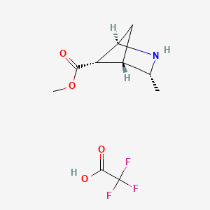 methyl (1R,3R,4S,5S)-3-methyl-2-azabicyclo[2.1.1]hexane-5-carboxylate;2,2,2-trifluoroacetic acid