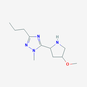 5-(4-Methoxypyrrolidin-2-yl)-1-methyl-3-propyl-1h-1,2,4-triazole