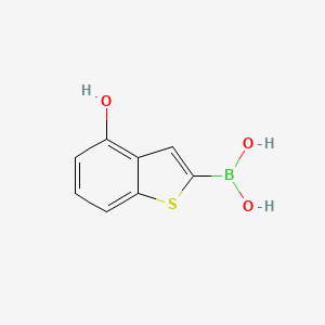 (4-hydroxy-1-benzothiophen-2-yl)boronic acid