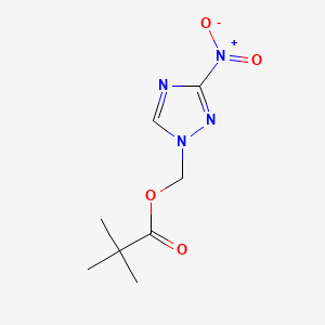 (3-nitro-1H-1,2,4-triazol-1-yl)methyl 2,2-dimethylpropanoate