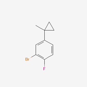 2-Bromo-1-fluoro-4-(1-methylcyclopropyl)benzene