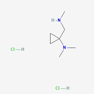 N,N-dimethyl-1-[(methylamino)methyl]cyclopropan-1-amine dihydrochloride