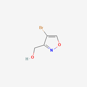 molecular formula C4H4BrNO2 B13478482 (4-Bromo-1,2-oxazol-3-yl)methanol 