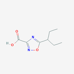 5-(Pentan-3-yl)-1,2,4-oxadiazole-3-carboxylic acid