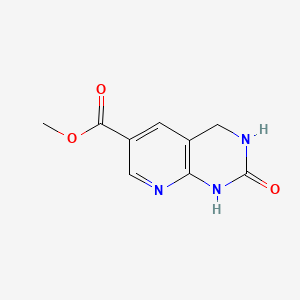 molecular formula C9H9N3O3 B13478484 methyl 2-oxo-1H,2H,3H,4H-pyrido[2,3-d]pyrimidine-6-carboxylate 