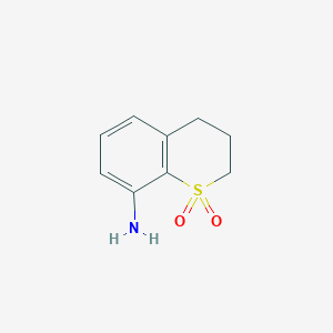 8-amino-3,4-dihydro-2H-1lambda6-benzothiopyran-1,1-dione