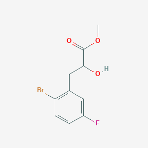 Methyl 3-(2-bromo-5-fluorophenyl)-2-hydroxypropanoate