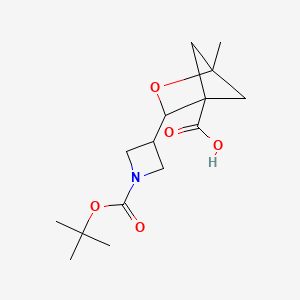 3-{1-[(Tert-butoxy)carbonyl]azetidin-3-yl}-1-methyl-2-oxabicyclo[2.1.1]hexane-4-carboxylic acid