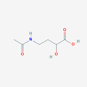 4-Acetamido-2-hydroxybutanoic acid